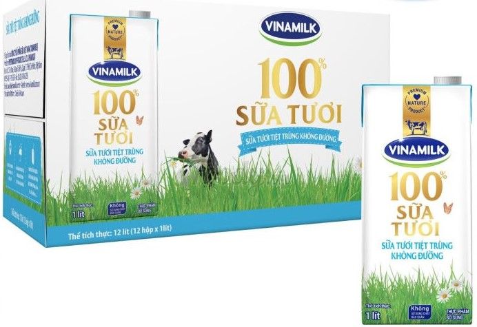 BÁO GIÁ THÙNG 12 SỮA NUTI 100% CÓ ĐƯỜNG 1L | Shopee Lazada Sendo Tiki mới nhất 38 Thùng 12 hộp sữa tươi tiệt trùng Vinamilk 100%, hộp 1L, DATE mới nhất