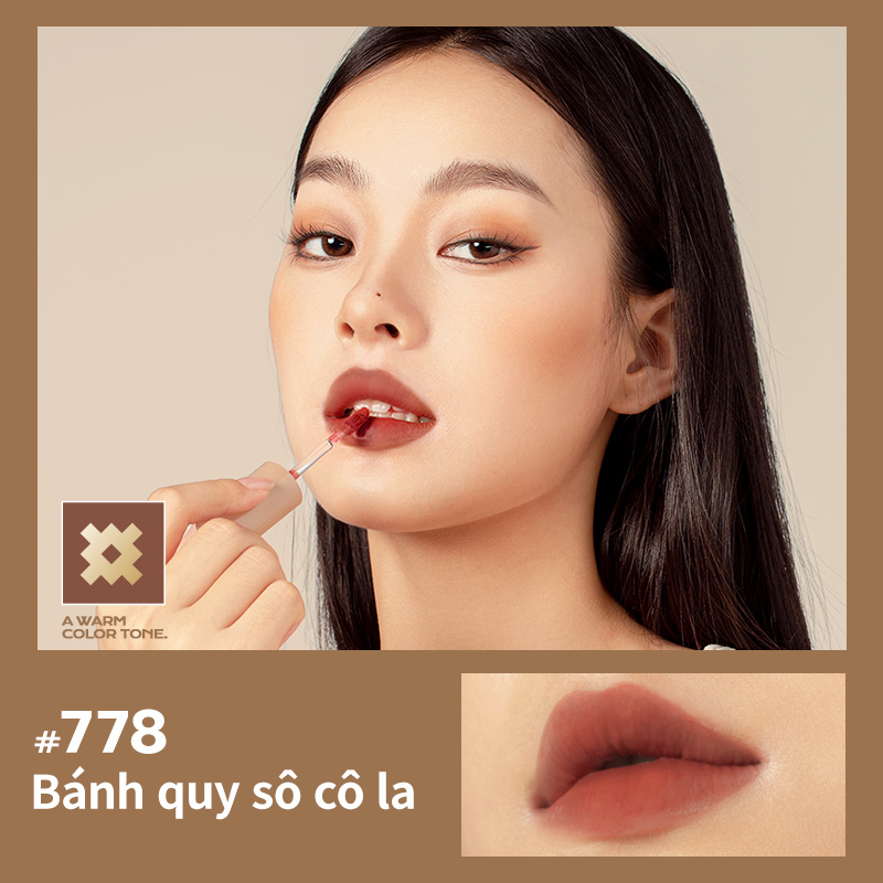 MISTINE Cloudy Matte Lip Glaze Lipstick 2.8g