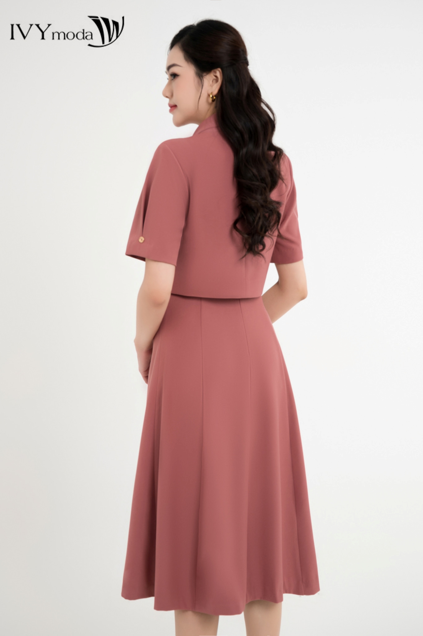 Áo vest cách điệu tay bồng IVY Moda MS 67M8263