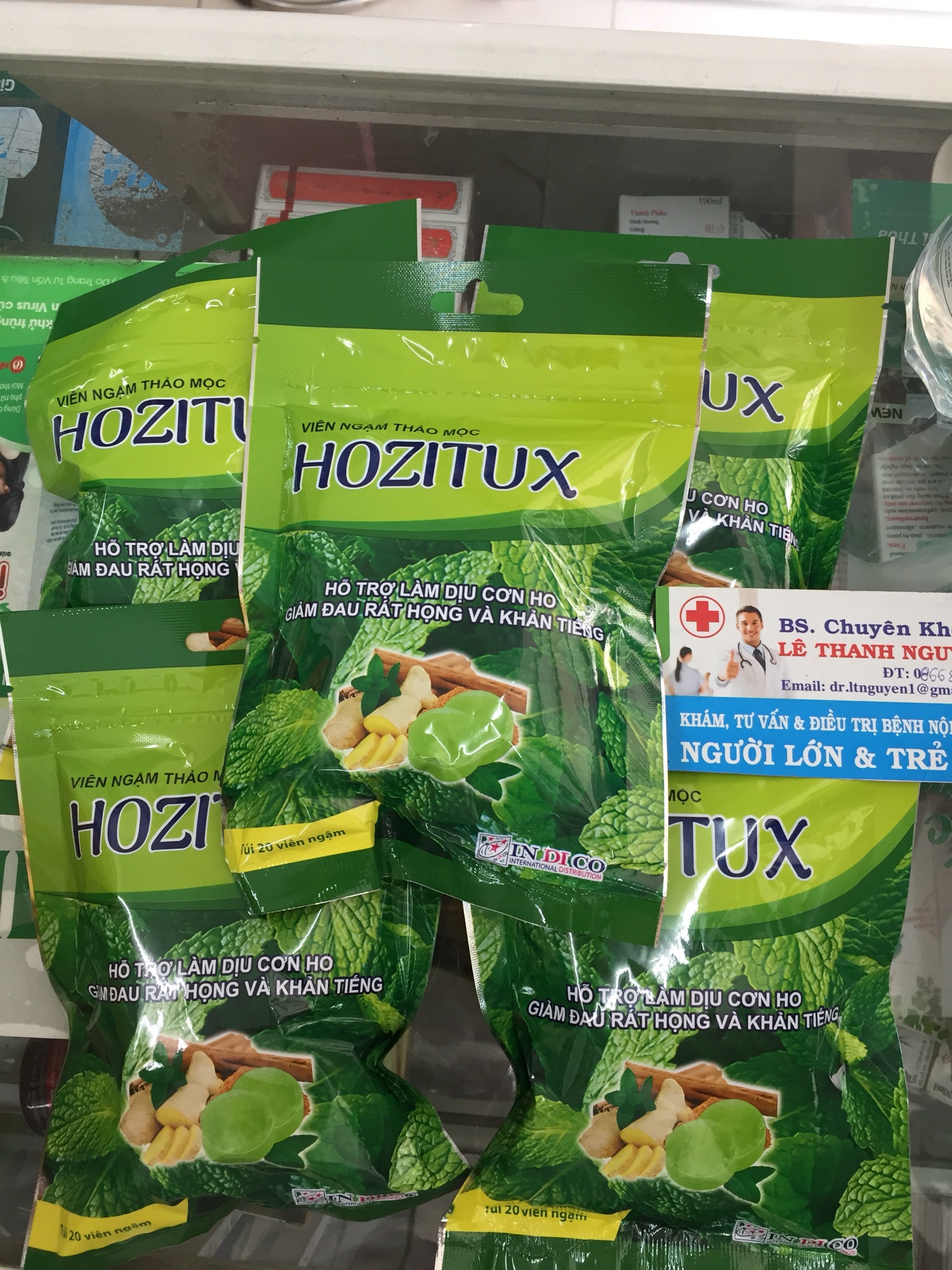 [HCM]✅(chính hãng)Kẹo ngậm thảo dược HOZITUX