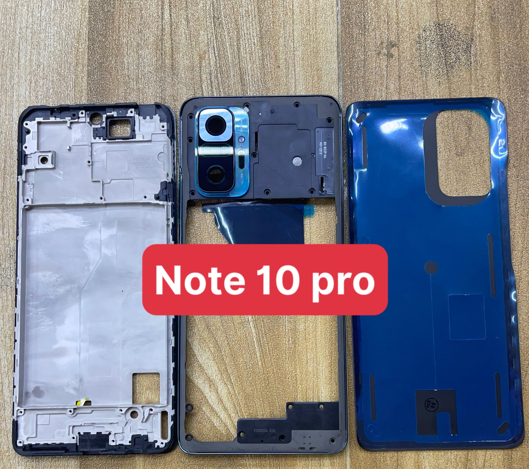 BỘ VỎ ZIN MỚI ĐIỆN THOẠI XIAOMI REDMI NOTE 10 PRO