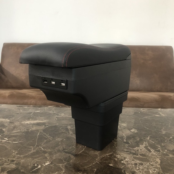 Hộp tỳ tay ô tô, xe hơi cao cấp Mitsubishi Xpander tích hợp 6 cổng USB