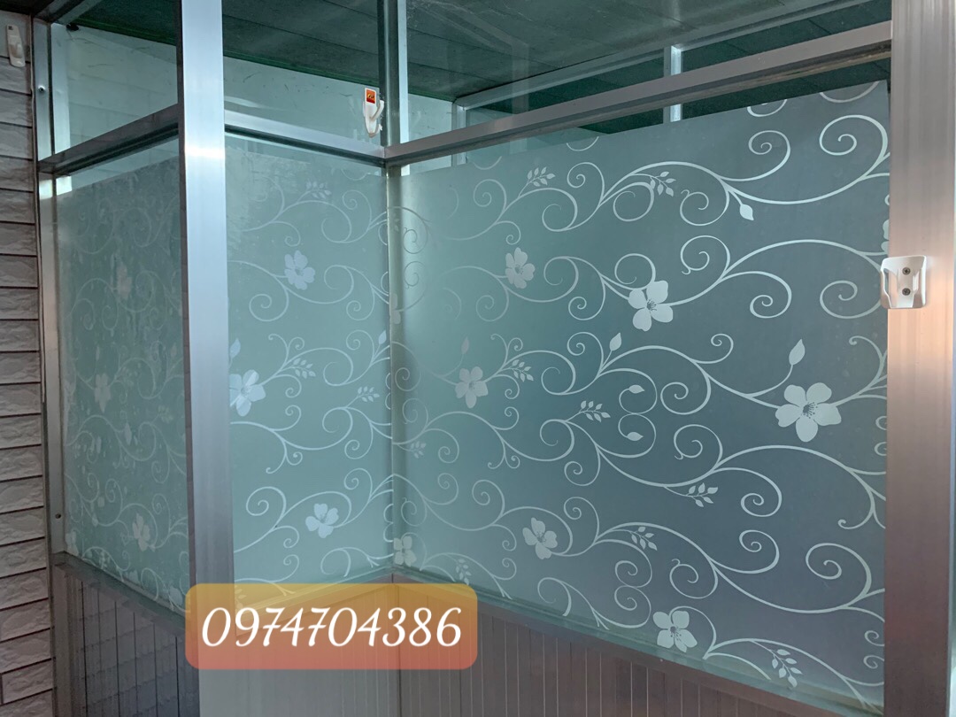 3m giấy dán kính hoa dây trắng khổ 90cmlzd