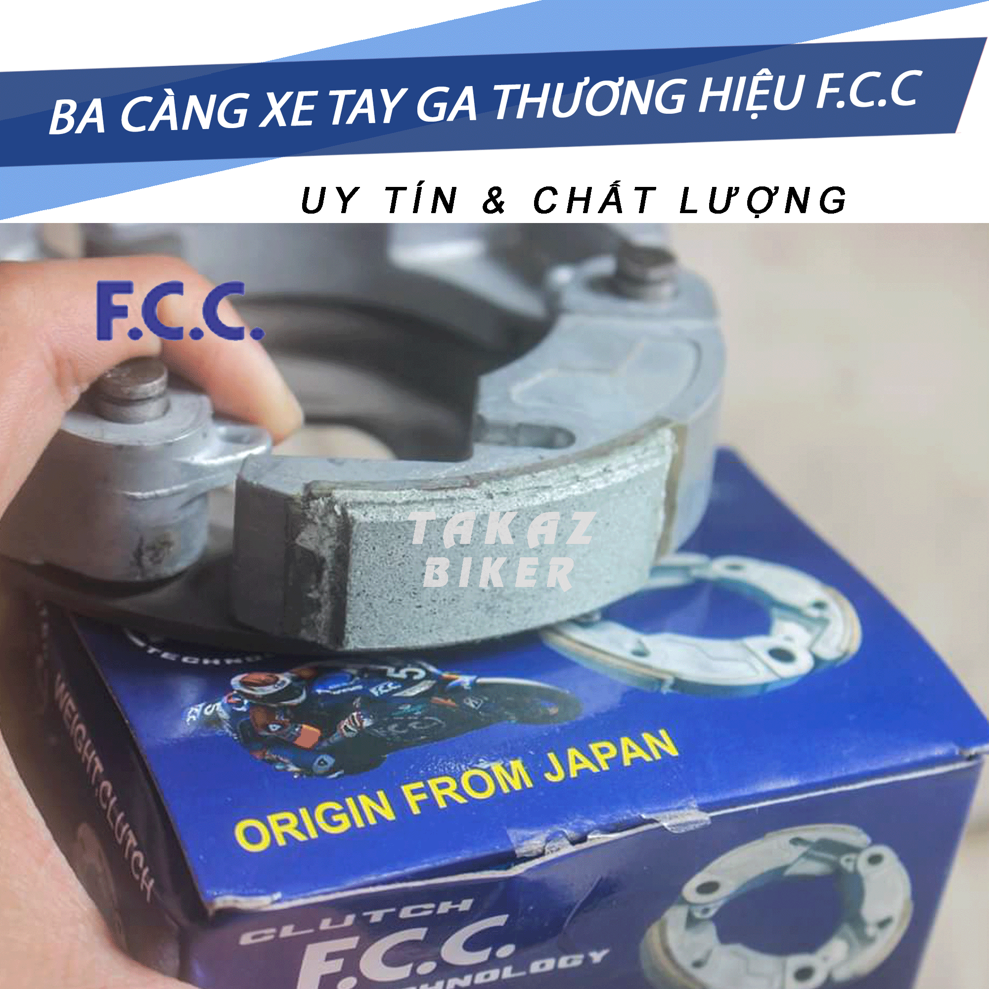 (chính hãng) [ Vison Fi 110cc ] Bố ba càng Dùng Cho Xe Honda Vison Fi 110cc FCC Công Nghệ Japan