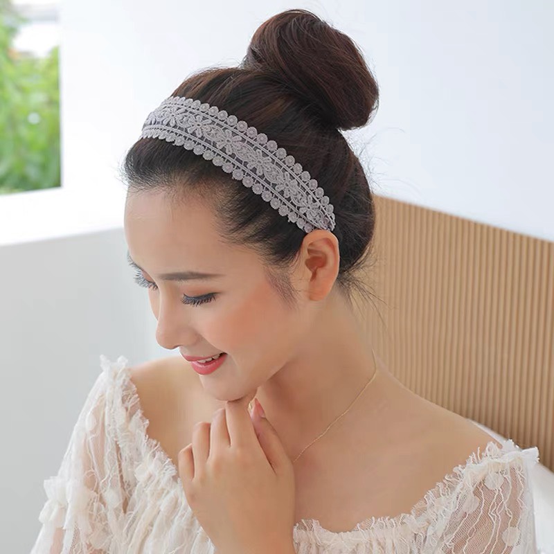 Bờm Cài Tóc Ren Phong Cách Hàn Quốc-phukienteen