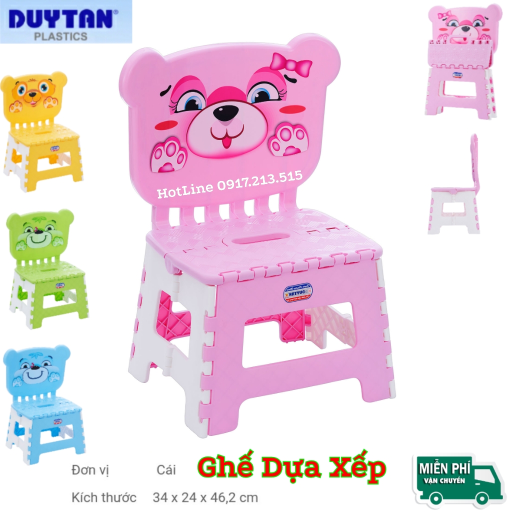 Ghế dựa xếp hình thú DUY TÂN