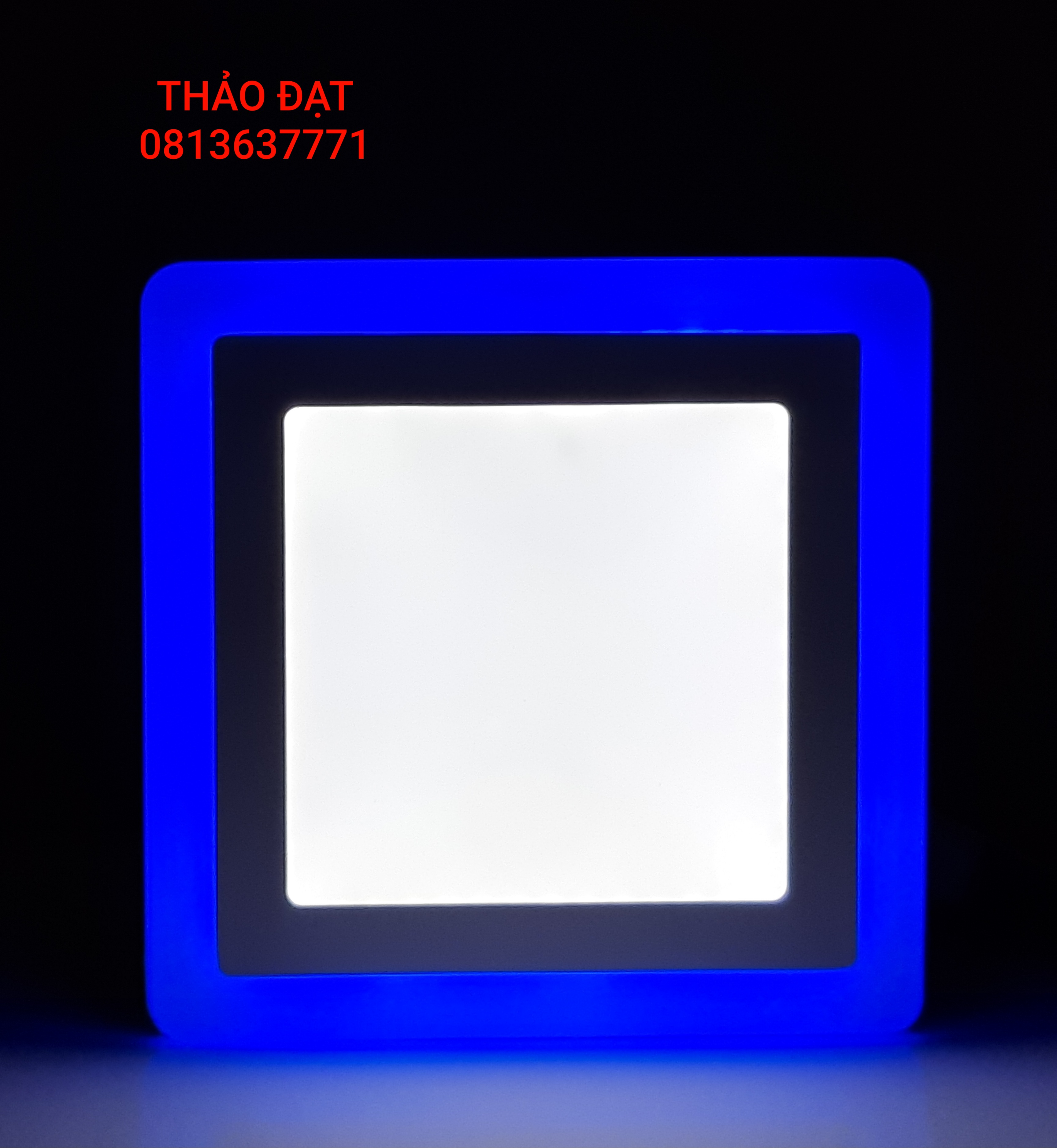 ĐÈN LED ỐP + ÂM TRẦN  - 3 CHẾ ĐỘ MÀU 12W+4W