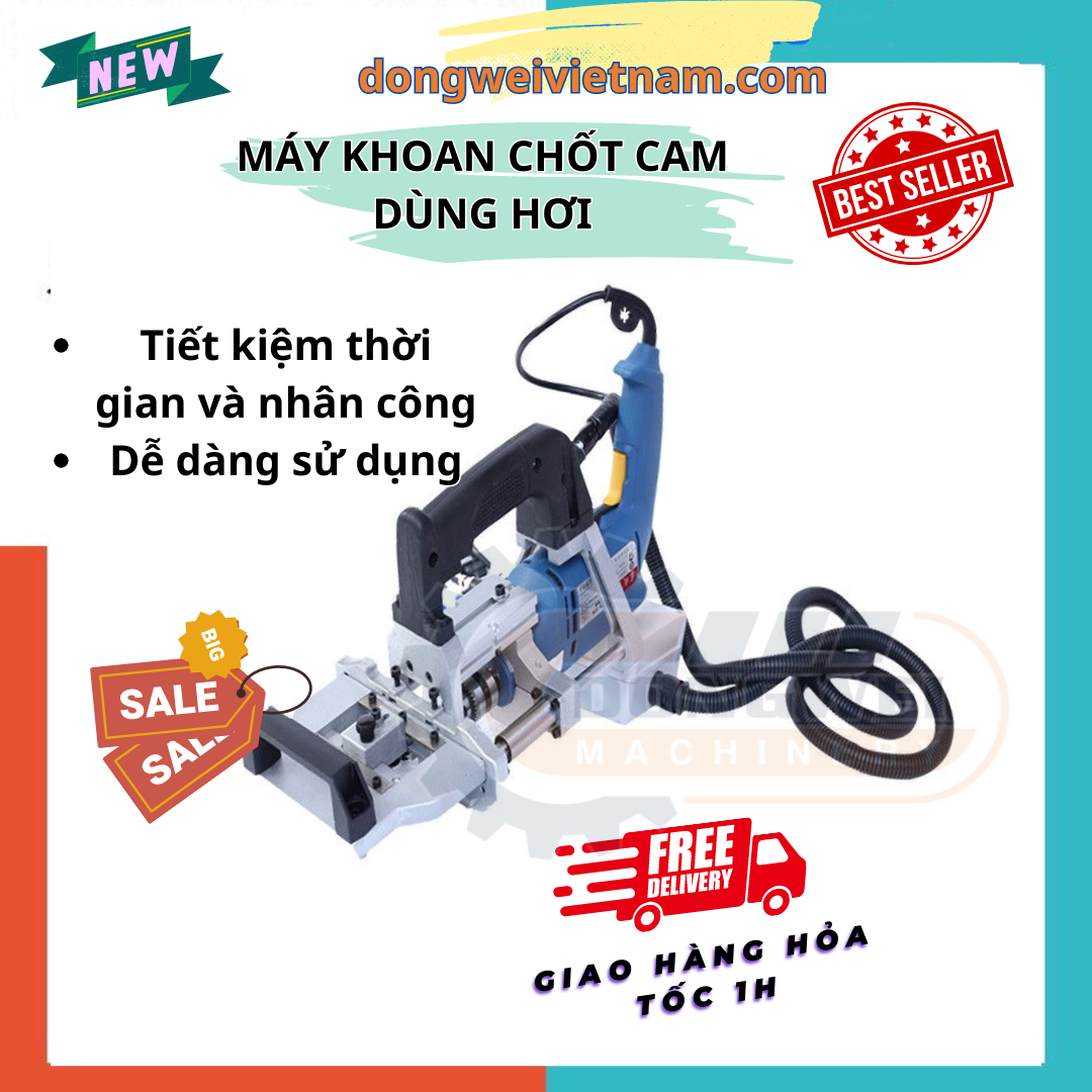 Máy Khoan Chốt Cam Cầm Tay