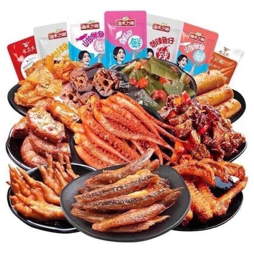 SET ĐỒ ĂN VẶT NỘI ĐỊA TRUNG 36 MÓN