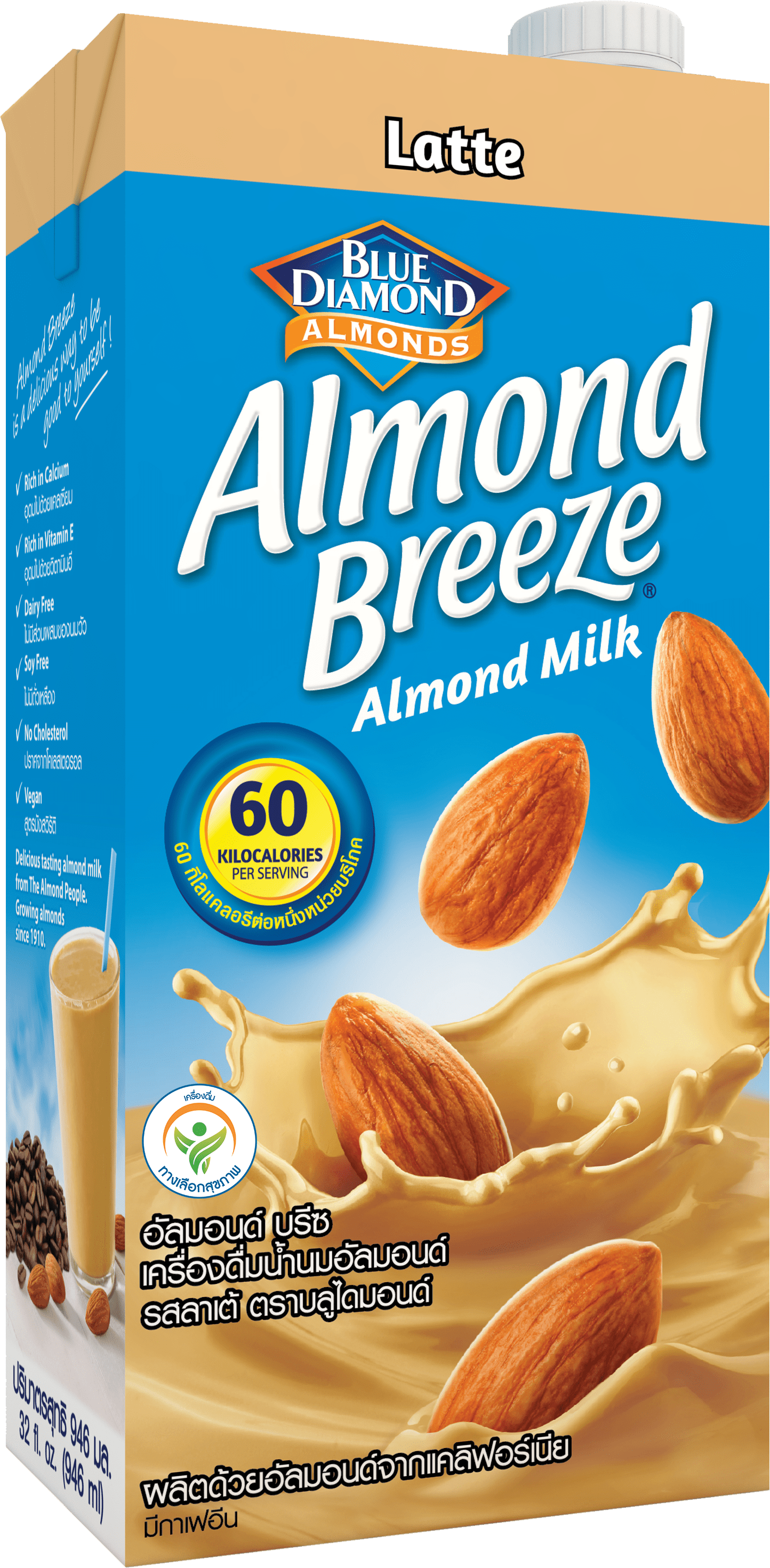 [MUST TRY - Hộp 946ml ] Sữa Hạt Hạnh Nhân ALMOND BREEZE vị Latte 946ml