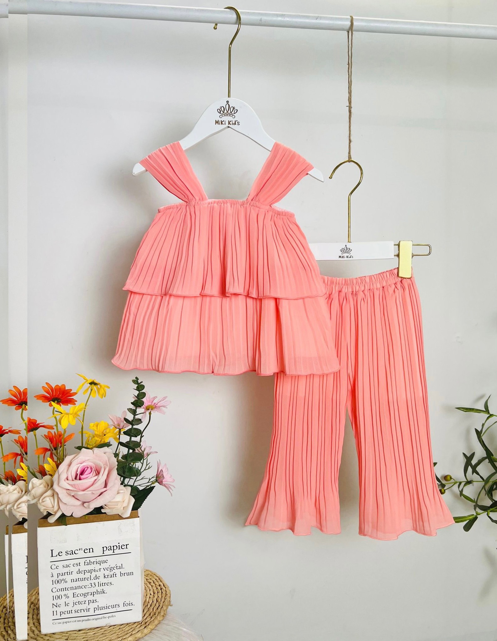 [SIZE NHÍ] SÉT BỘ DẬP LY BÉ GÁI 2 TÂNG SIÊU XINH