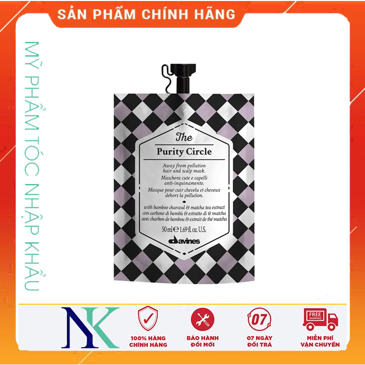 Mặt nạ thải độc davines purity circle 50ml