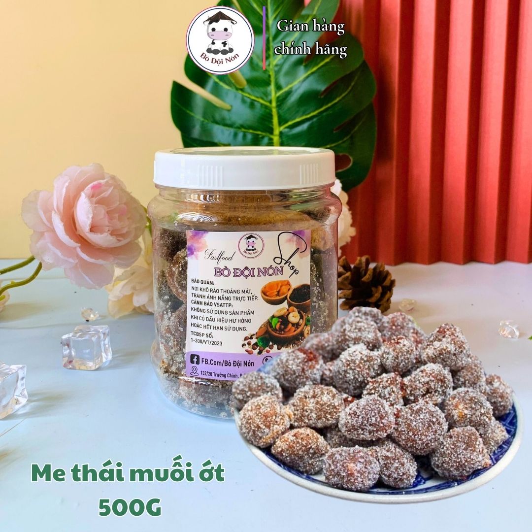 Me Thái Lắc Muối Ớt Đường 500g