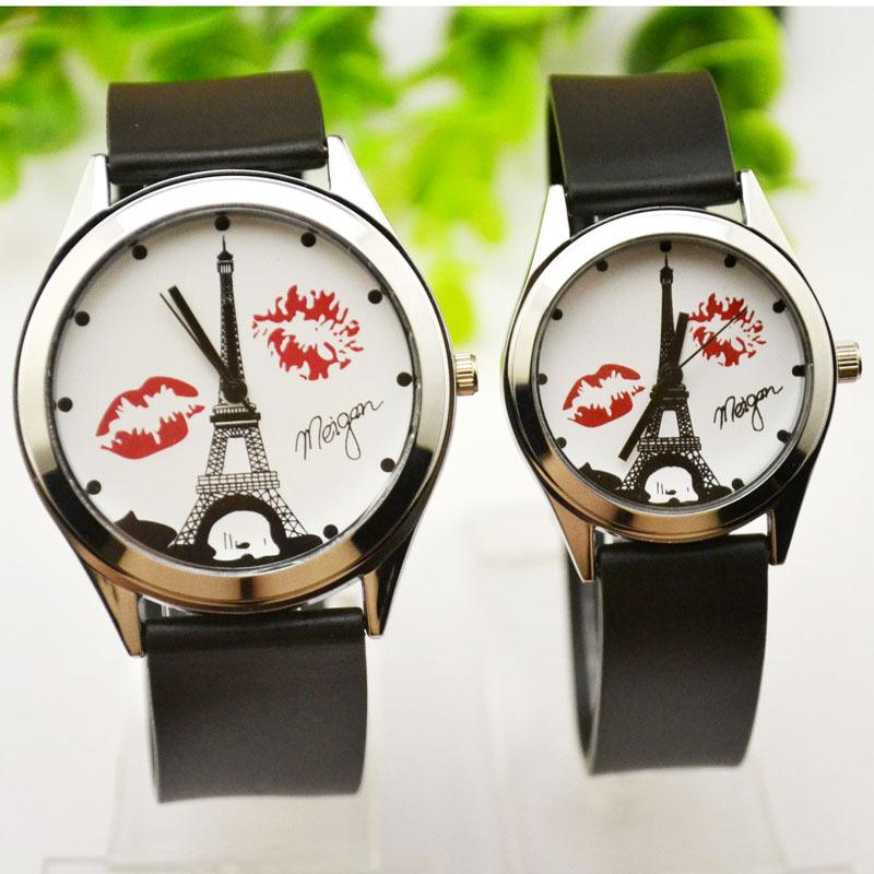 đồng hồ cặp 2 cái  xiteen tháp paris tặng 2 pin