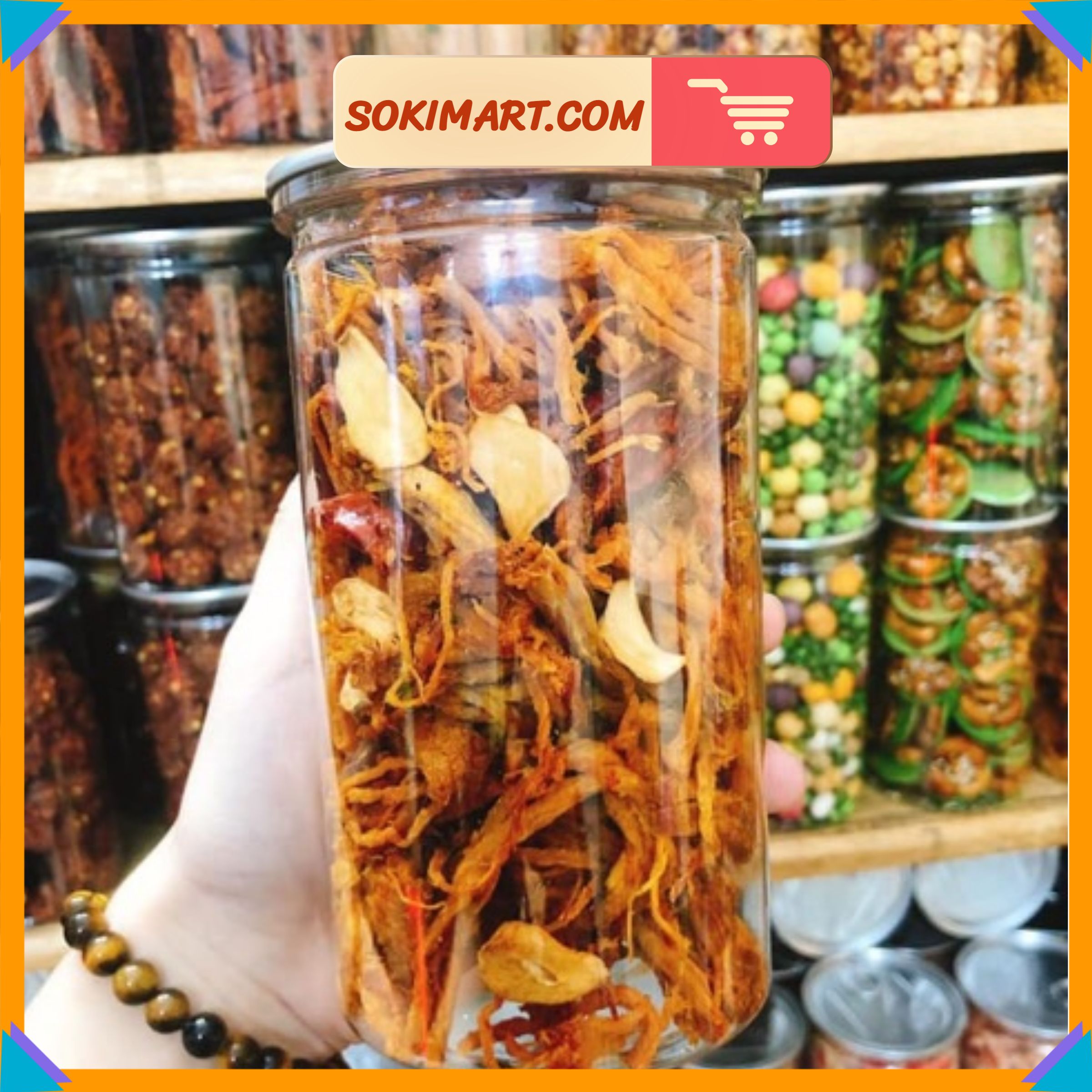 Khô heo cháy tỏi - 300g