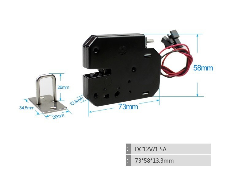Khóa Điện Từ 4 Dây