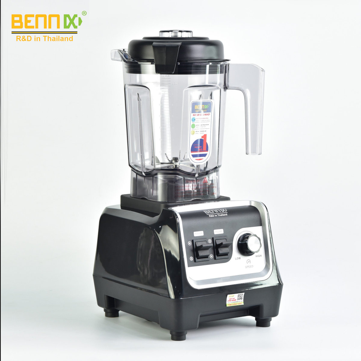Máy xay công nghiệp Bennix BN-206BL chuyên dụng cho cửa hàng, nhà hàng, công suất 2200W