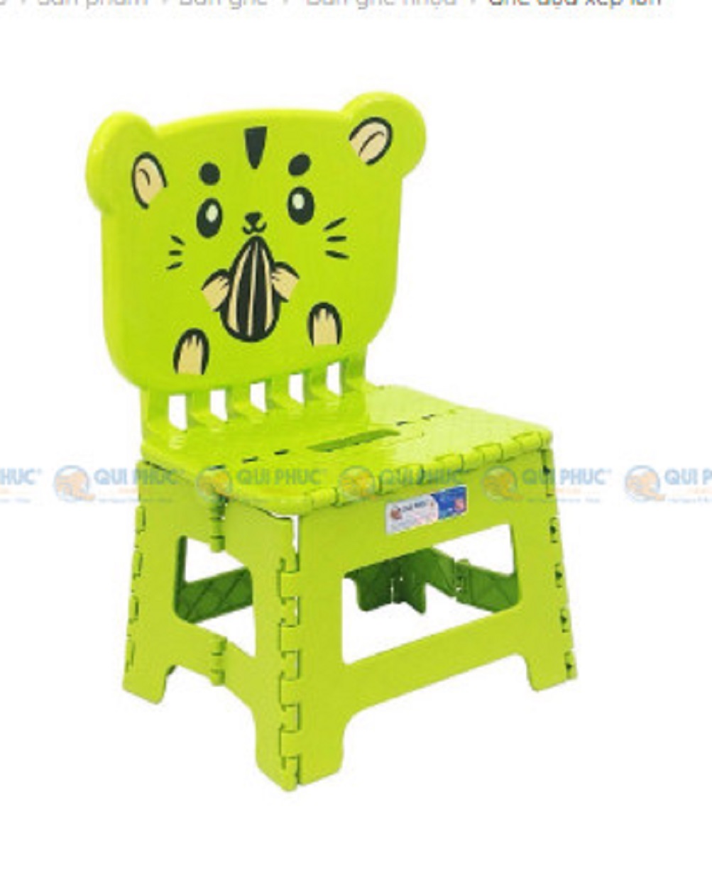 Ghế xếp dựa trẻ em nhựa Qui Phúc