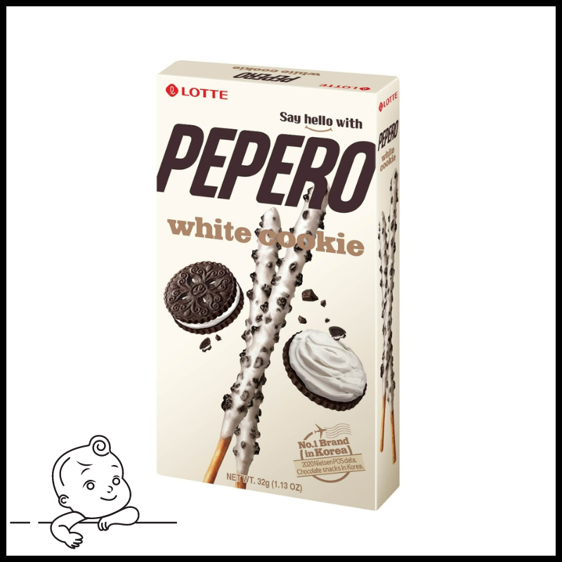Bánh que Lotte Pepero - Combo 4 - Choco Cookie, Peanut, Original & White Cookie