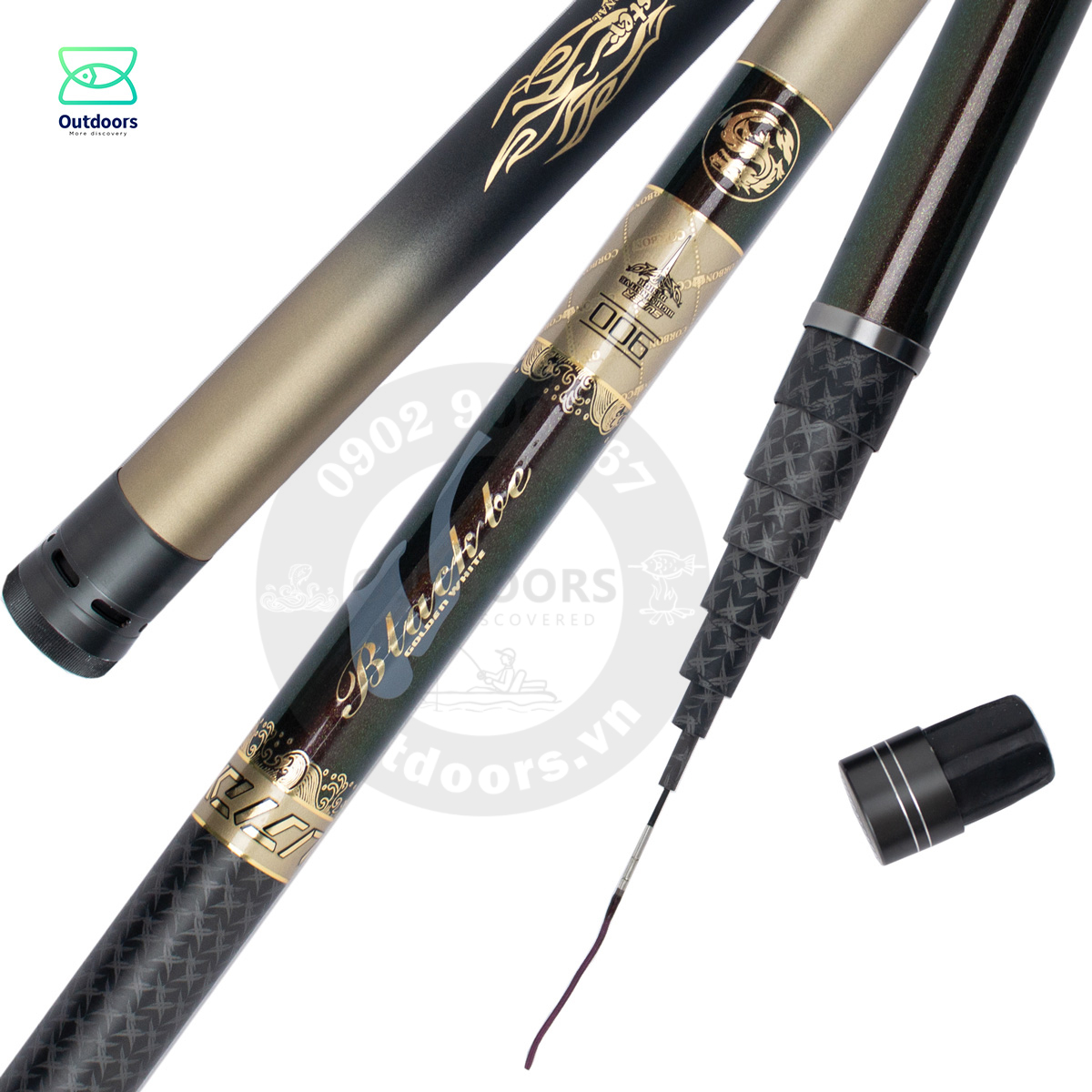 Cần câu tay Blackbe Carbon 9m/ 10m