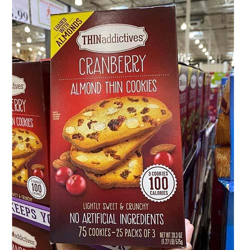 Bánh Cranberry Almond Thin Cookies 575g