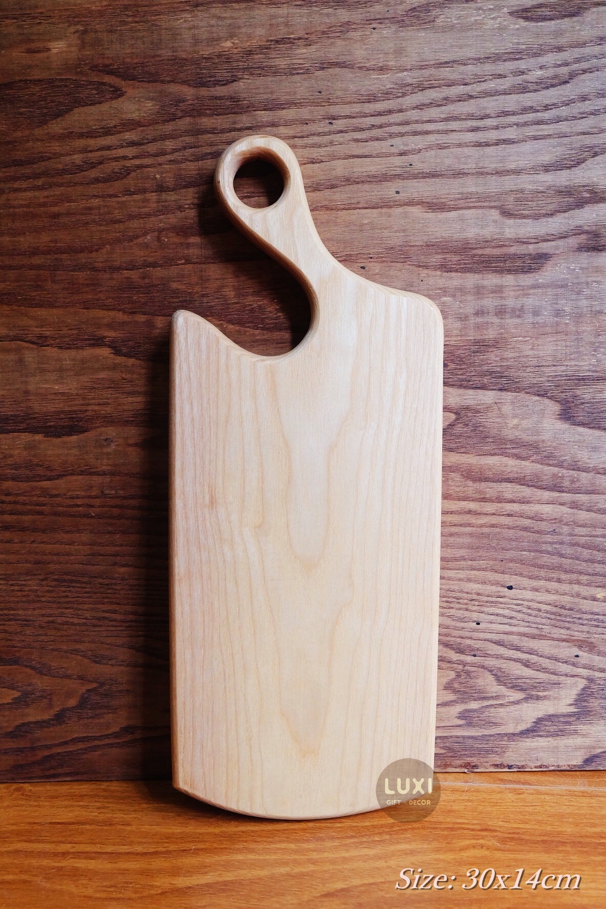 Thớt gỗ CN khuyết (decor 14) - LUXI decor