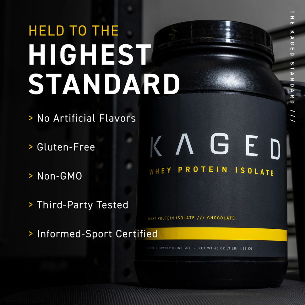 Prohydrolase Whey Protein Isolate bổ sung đạm KAGED 3lbs 44 lần dùng