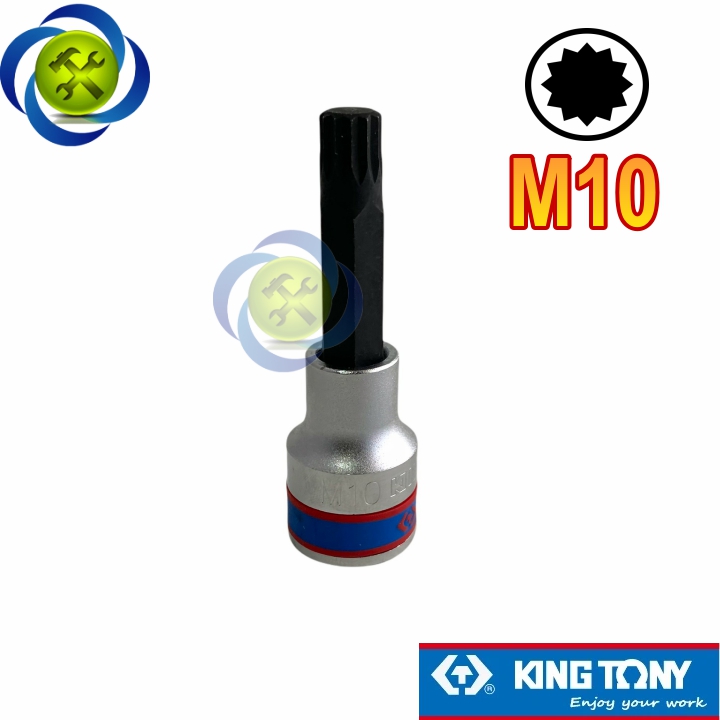 Đầu tuýp hình sao 12 cạnh loại 1/2 kingtony dài 80mm - 4036