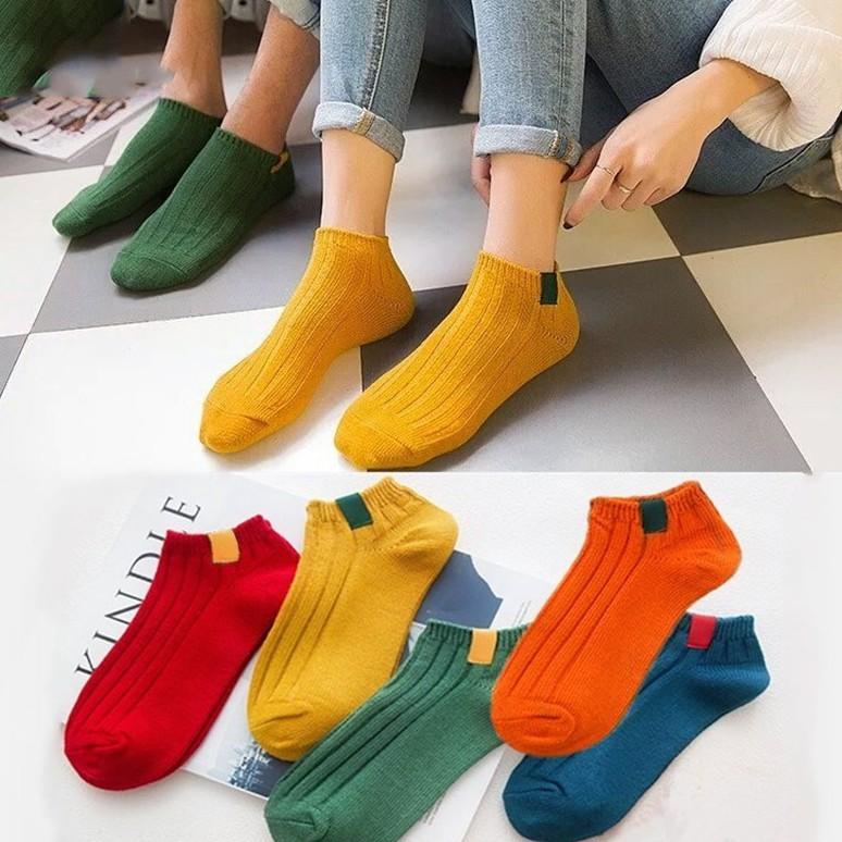 (XÃ KHO) COMBO 10 ĐÔI TẤT NỮ LEN GÂN TĂM HÀN QUỐC