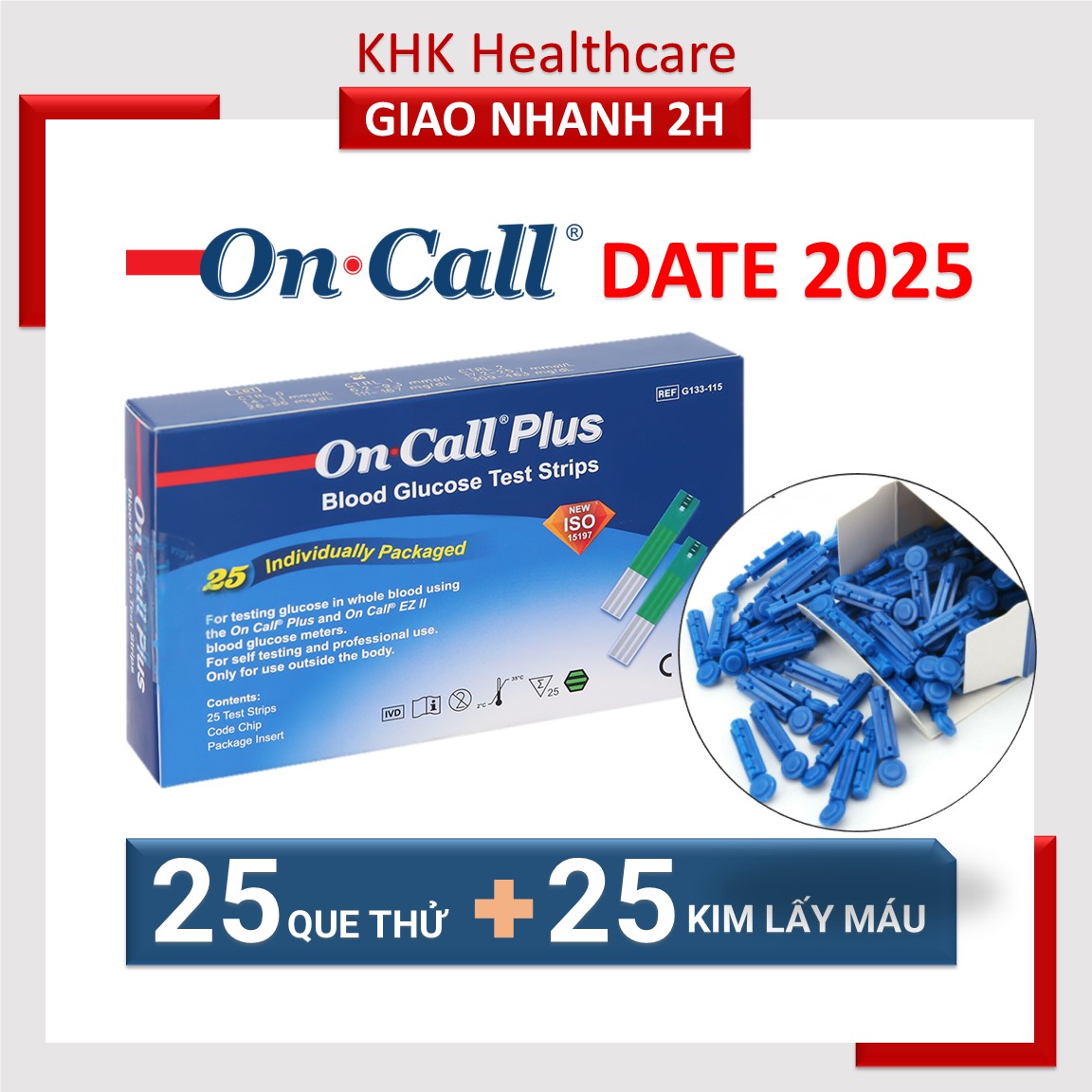 Blood Glucose Test Strips on Call Plus