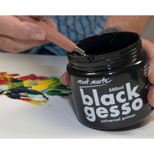 Sơn lót Gesso Mont Marte Đen/ Trắng