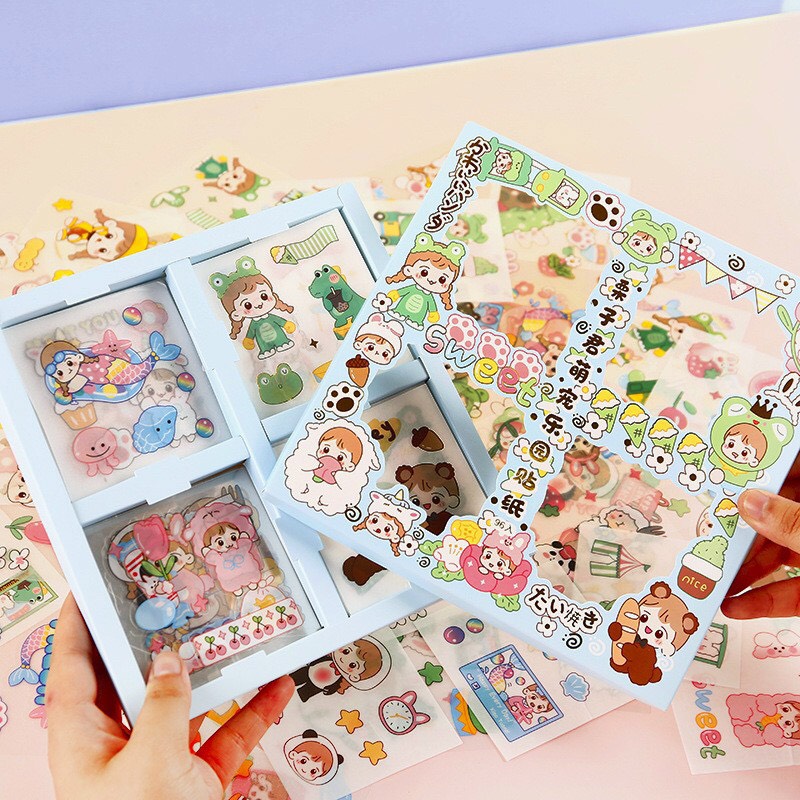 [HCM]STICKER 96 miếng - Dán cực xinh