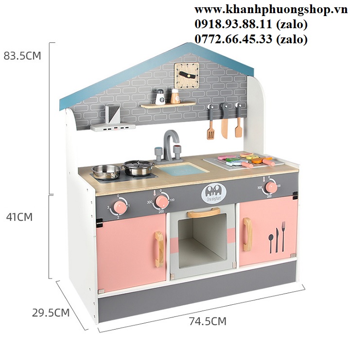 [HCM]bộ đồ chơi nhà bếp bằng gỗ - bộ đồ chơi nhà bếp