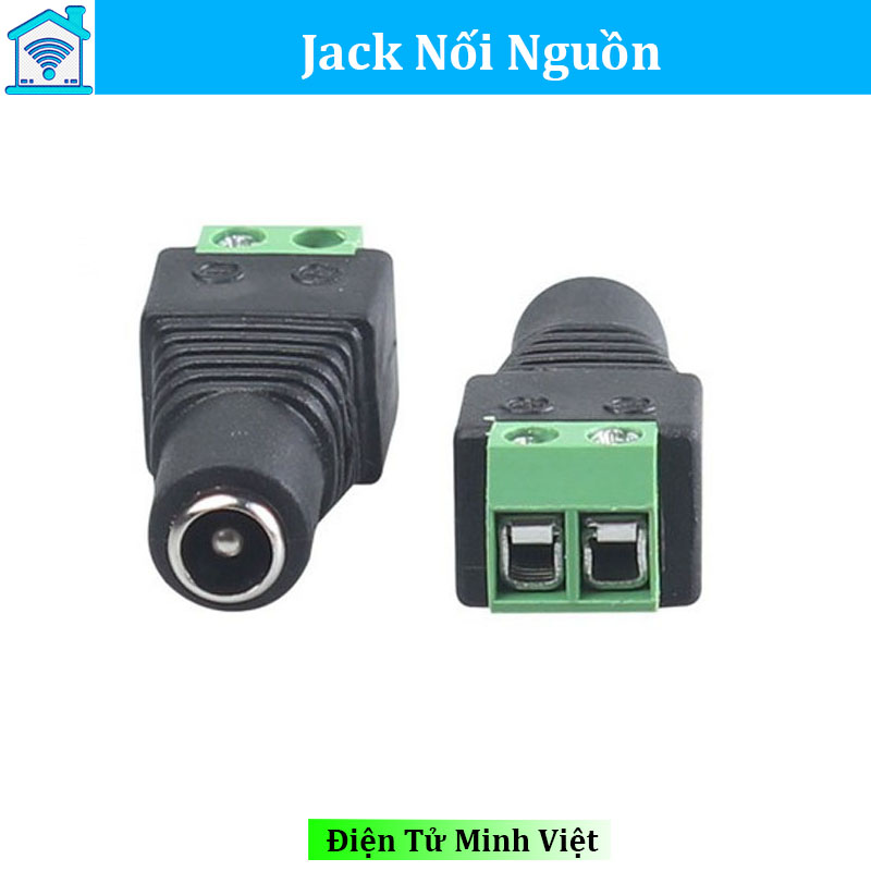 ComBo 2 Cặp Jack DC Nối Nguồn Đực/Cái