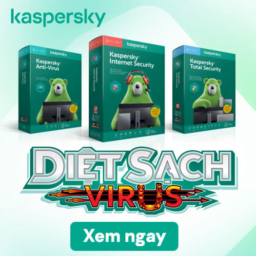Phần mềm diệt virus Kaspersky Total Security