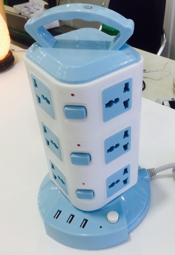 Ổ Cắm Điện Thông Minh 3 Tầng 3 Cổng Usb