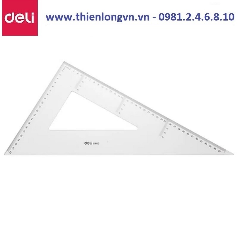Bộ thước Eke Deli 6415 / 6420 / 6430 / 6435 / 6440