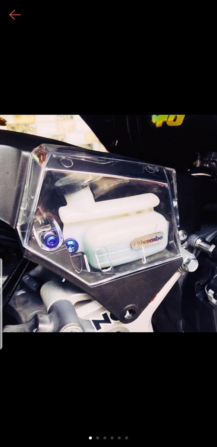 [HCM]Nắp bình nước trong suốt và màu khói dành cho dè con Ab Airblade Click Vario gắn nhu Zin