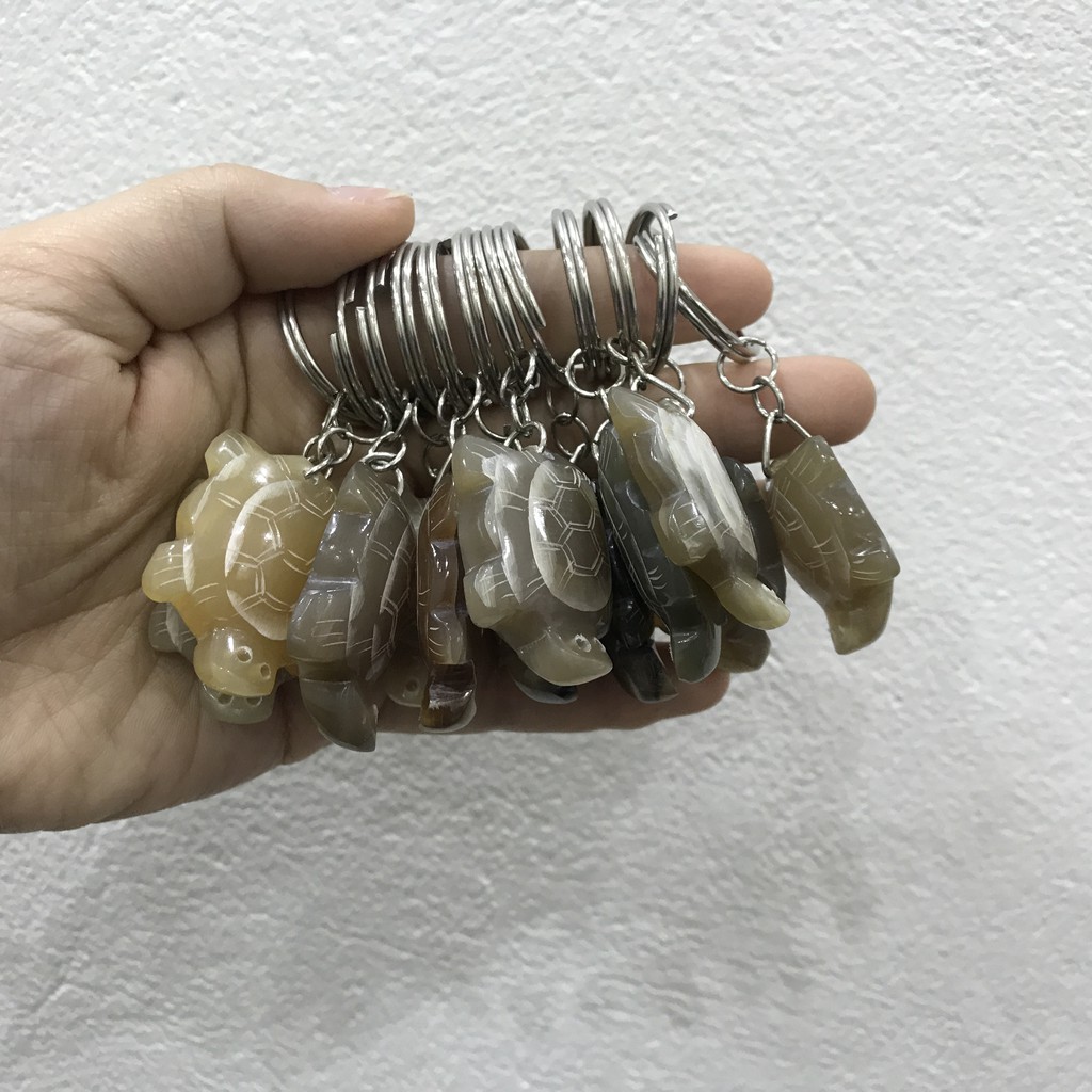 Combo 3 chiếc móc khóa hình con Rùa được tỉa khắc tỉ mỉ - OTH016