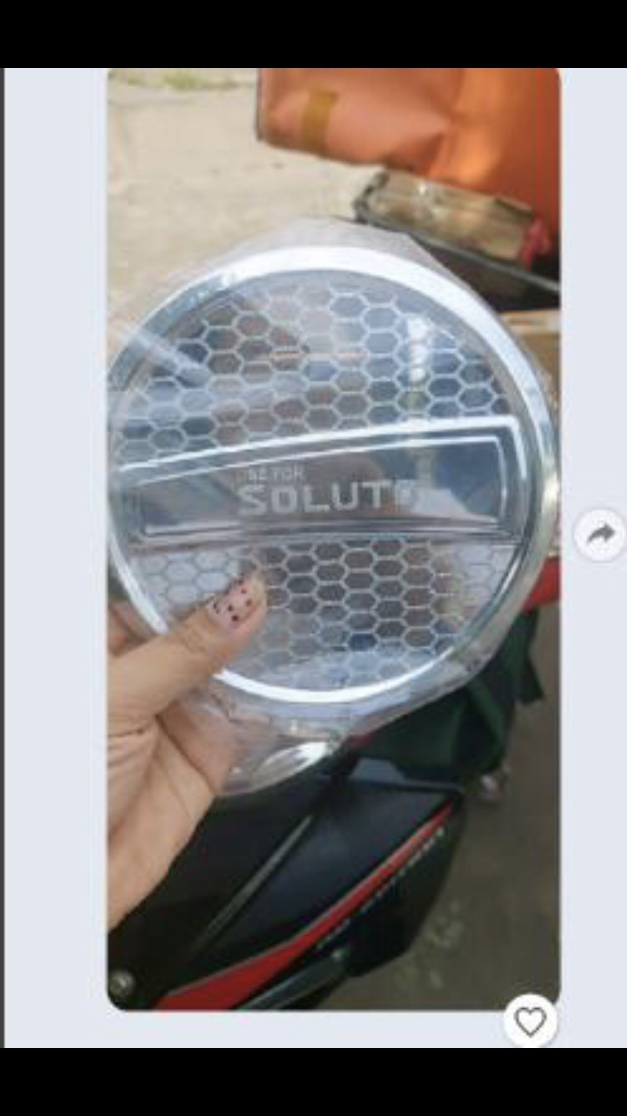 Ốp nắp xăng Kia Soluto