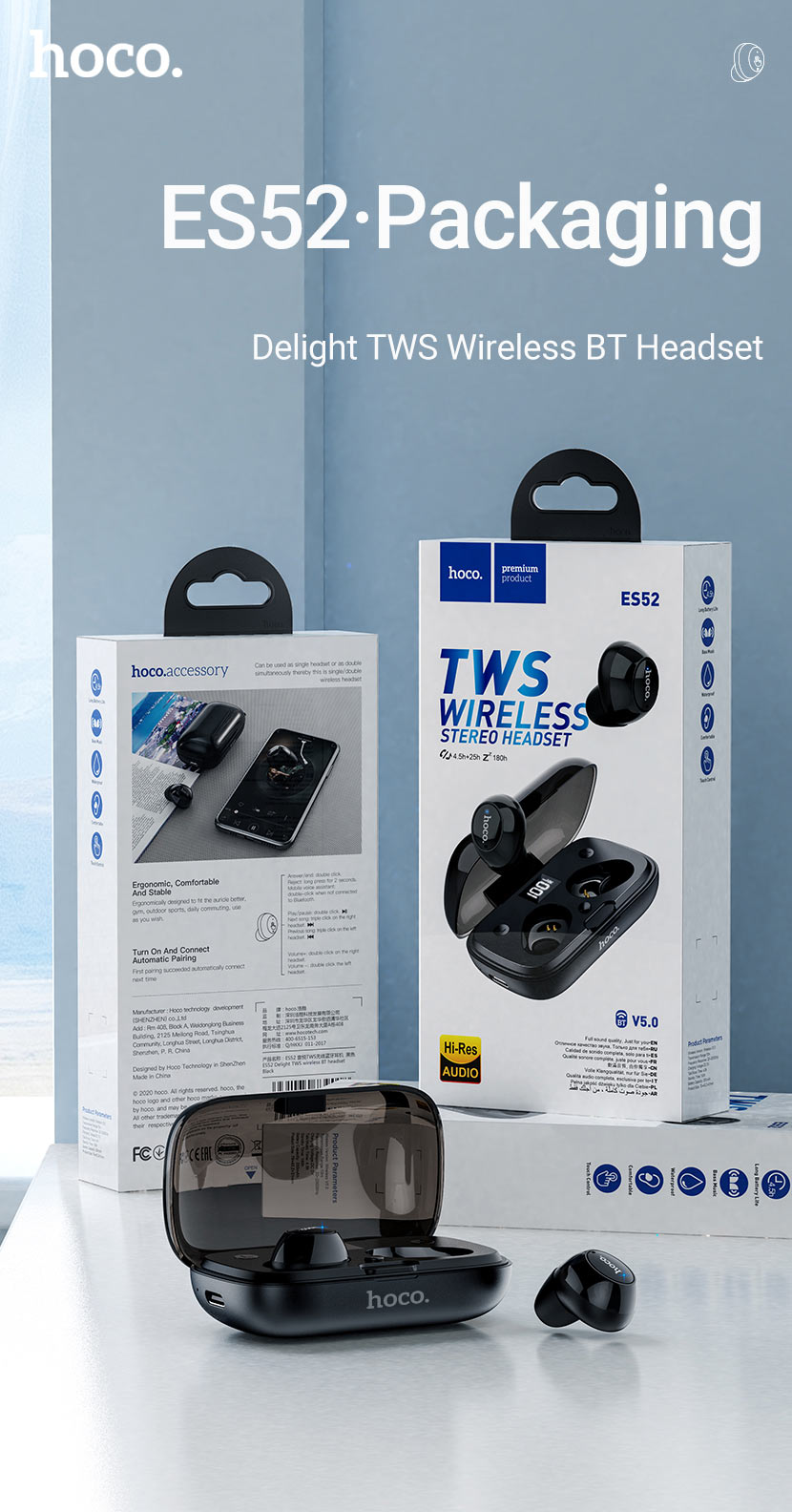 Tai nghe Bluetooth HOCO ES52 TWS
