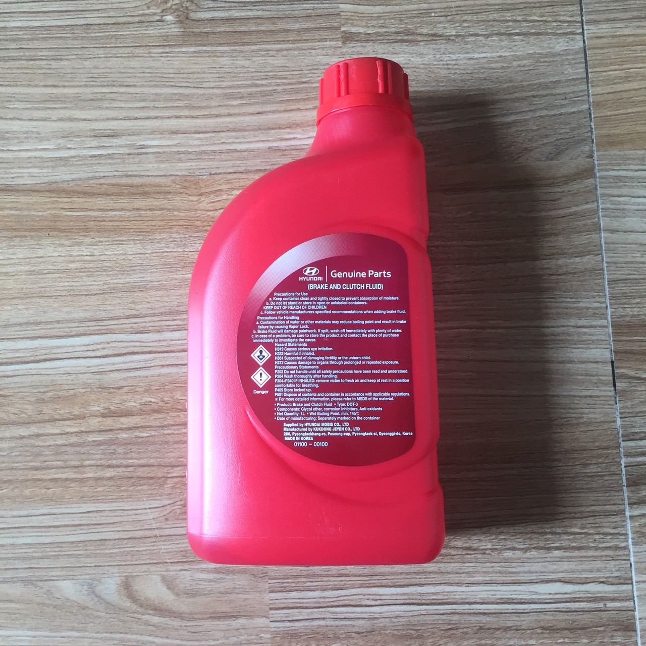 Dầu phanh DOT3 Hyundai 1L