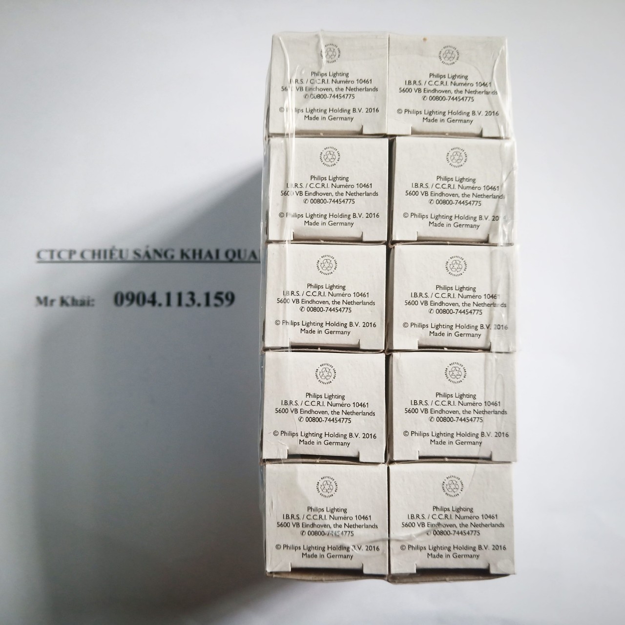(SALE) Bóng halogen Philips type 7023 12V 100W GY6.35
