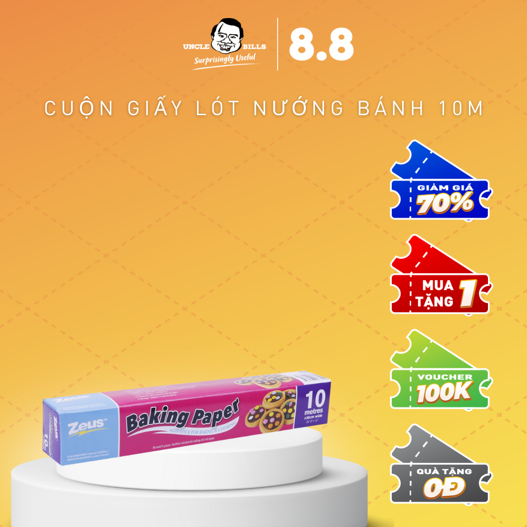 Cuộn giấy lót nướng bánh UBL BC0481 10m