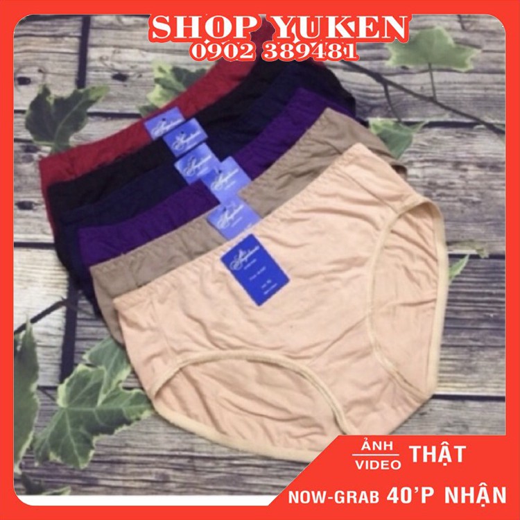 Quần lót cotton lưng cao big size to 60-120kg.ab47