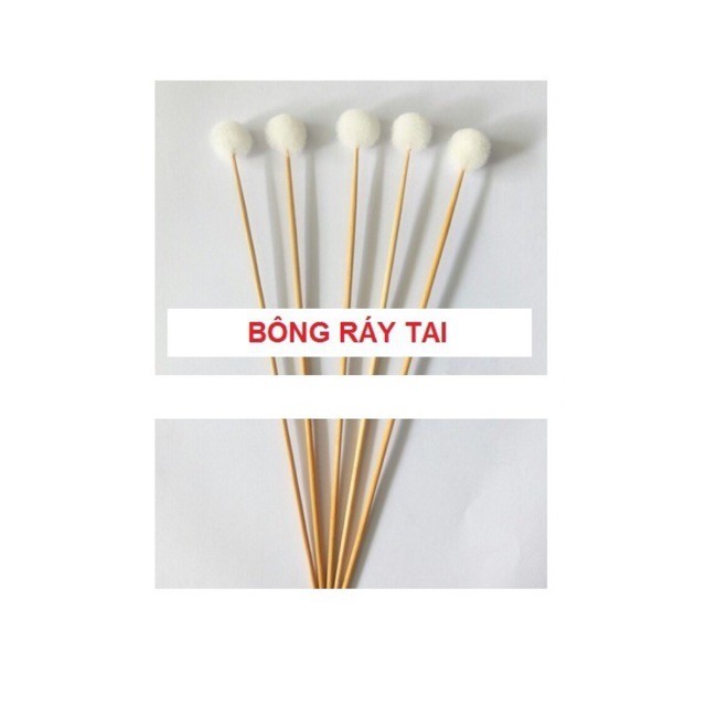 10 cây bông ngoáy vệ sinh tai