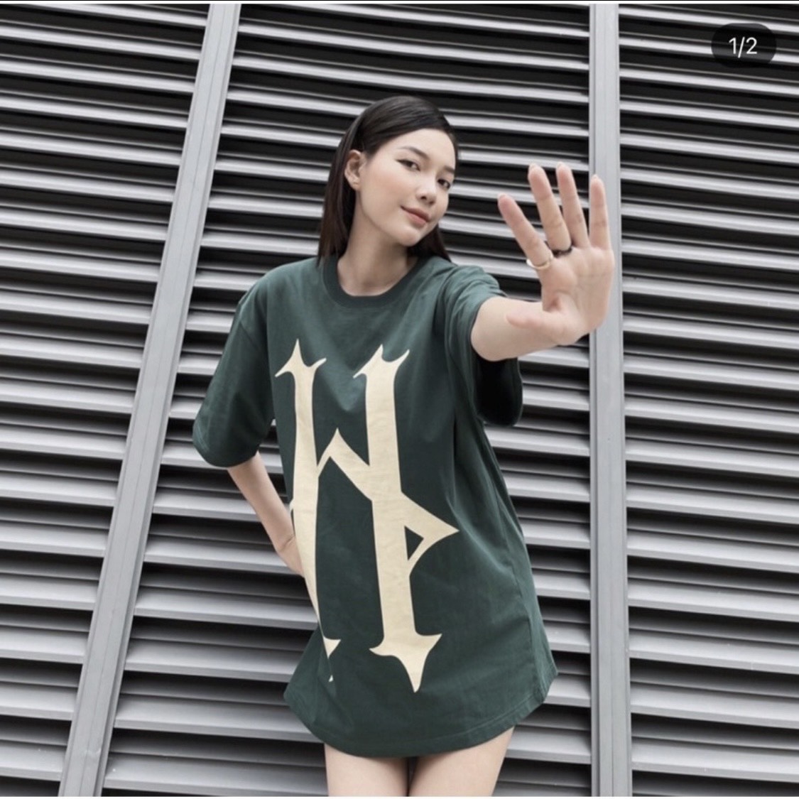 Áo thun tay lỡ HADES ALTERNATIVE TEE, áo thun chữ H tay ngắn nam nữ hades chất cotton