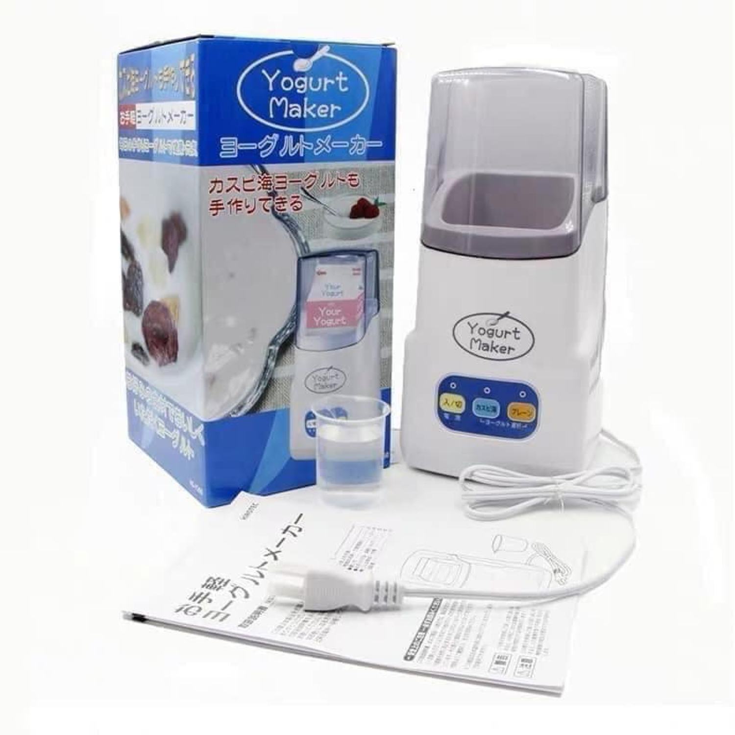 Máy làm sữa chua tự động - Loại 3 nút-Máy làm sữa chua tự động Nhật Bản, Máy Làm Sữa Chua Tại Nhà - Máy Làm Sữa Chua YOGUR.