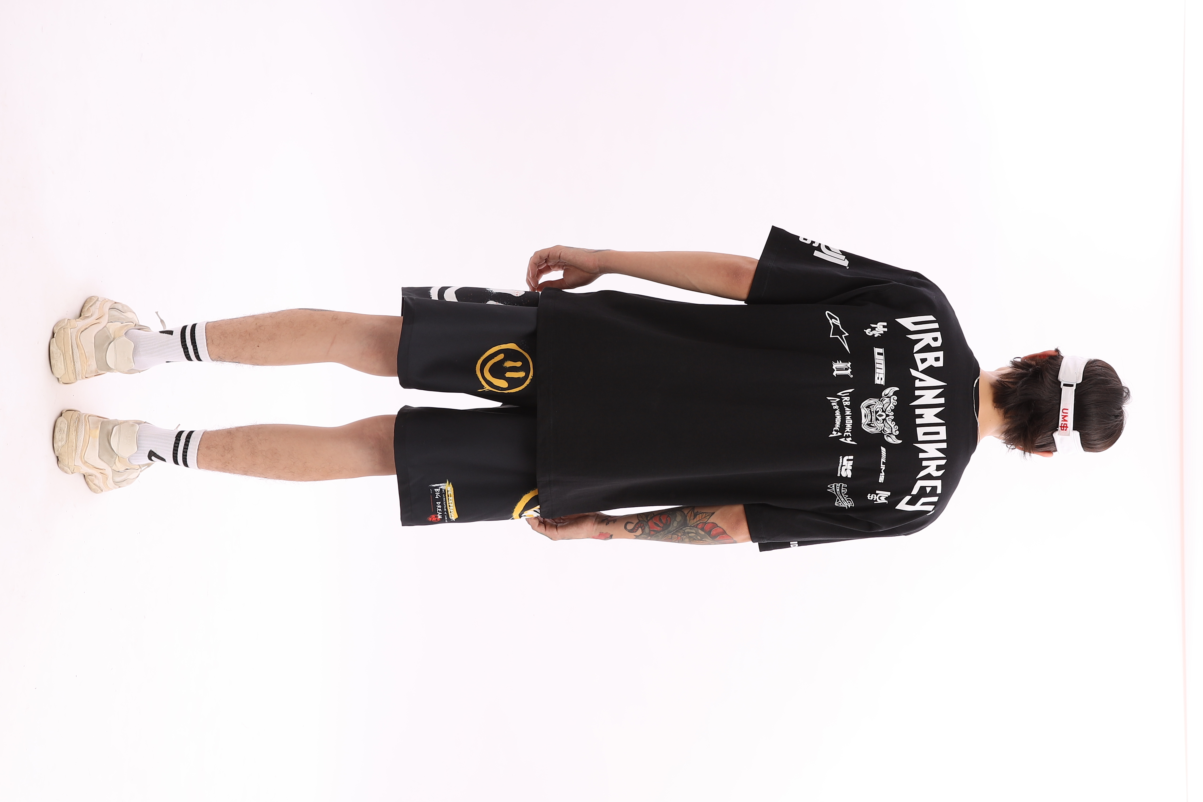 Áo Thun URBAN MONKEY SOUTHSIDE Đen Thun Cotton Dày Dặn