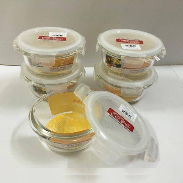 [HCM]Hộp thủy tinh lock and lock 380ml